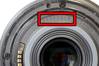 شماره سریال حک شده روی دوربین دیجیتال