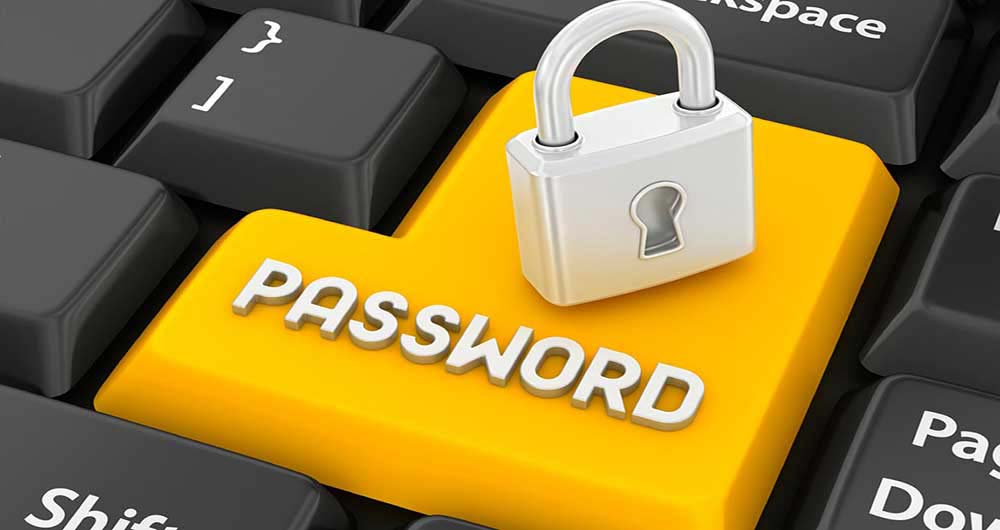 قرار دادن رمز عبور قوی برای جلوگیری از سرقت محتویات داخل لپ‌تاپ