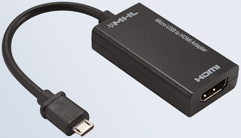 اتصال گوشی به تلویزیون با مبدل Micro USB به HDMI