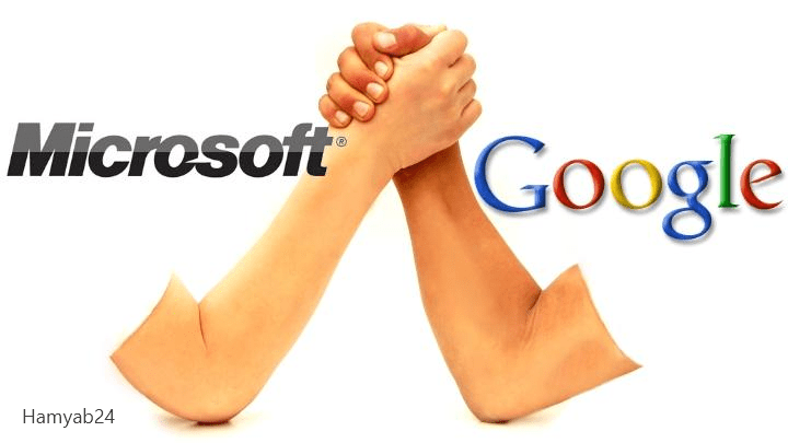 گوگل و مایکروسافت