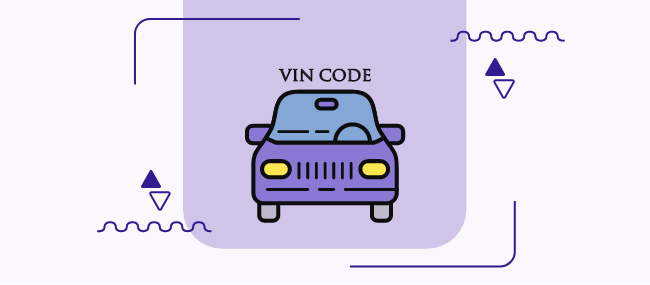 Vehicle vin code