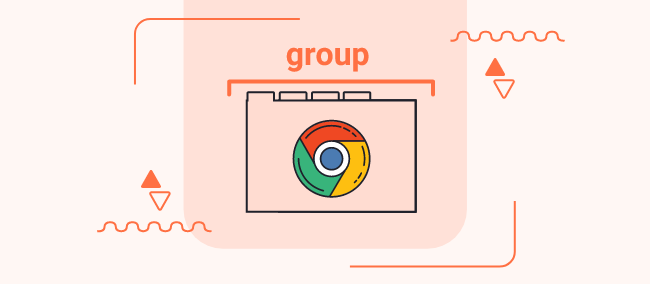 Creating a tab group in Chrome
