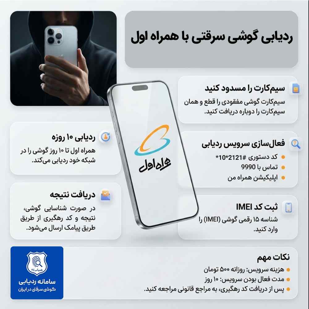 ردیابی سیمکارت همراه اول